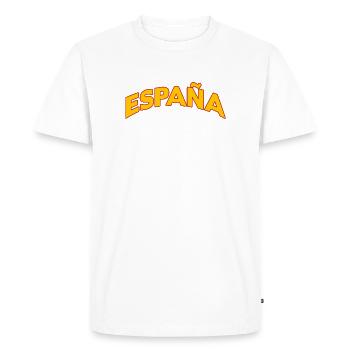Espagne 5 - T-shirt Premium bio Homme - blanc - Devant - Nico (187cm)