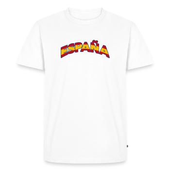 Espagne 1 - T-shirt Premium bio Homme - blanc - Devant - Nico (187cm)
