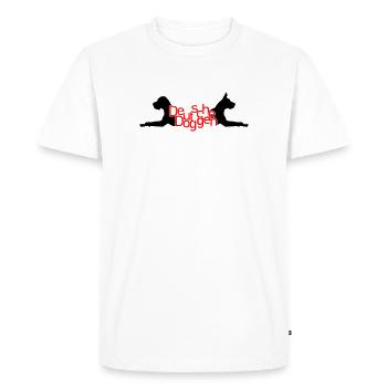 Dogues allemands - T / P - T-shirt Premium bio Homme - blanc - Devant - Nico (187cm)