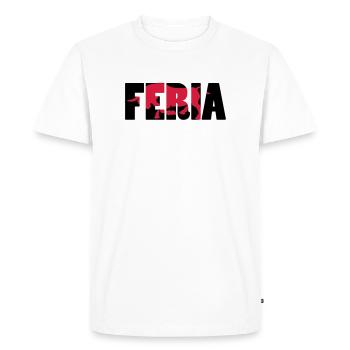 Feria - T-shirt Premium bio Homme - blanc - Devant - Nico (187cm)