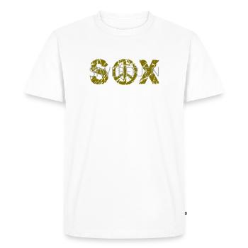 Siweberjen Sox, Saxon de Transylvanie - T-shirt Premium bio Homme - blanc - Devant - Nico (187cm)