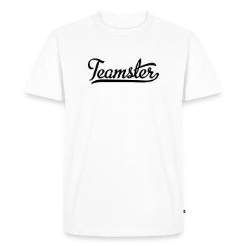 Routier - T-shirt Premium bio Homme - blanc - Devant - Nico (187cm)