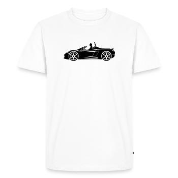 Convertible Car Cars - Men's Premium Organic T-Shirt - white - Front - Nico (187cm)
