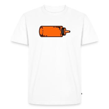 Sauce Bottle BBQ Grilling Ketchup Food Truck - Men's Premium Organic T-Shirt - white - Front - Nico (187cm)