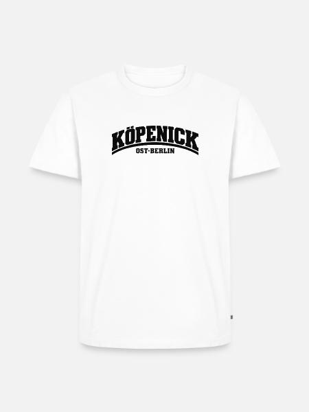 Köpenick - Ost-Berlin - Bezirk - Deutschland - Männer Premium Bio T-Shirt - Weiß