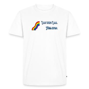 I am what I am - Men's Premium Organic T-Shirt - white - Front - Nico (187cm)