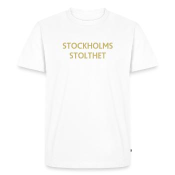 Stockholm Pride - Men's Premium Organic T-Shirt - white - Front - Nico (187cm)
