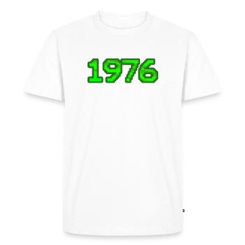 Nerd 1976 - T-shirt Premium bio Homme - blanc - Devant - Nico (187cm)