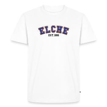Elche Fondée en 1996 - T-shirt Premium bio Homme - blanc - Devant - Nico (187cm)