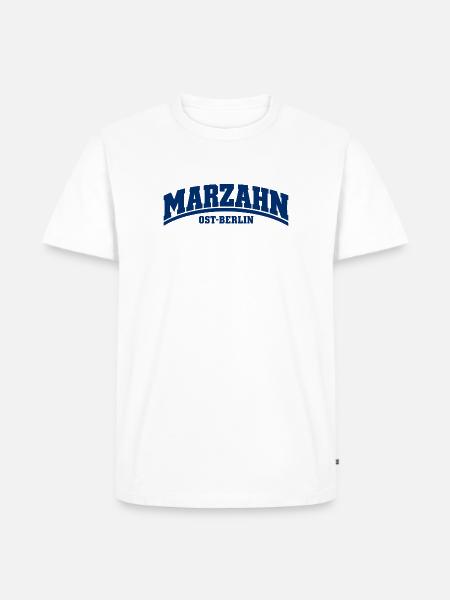 Marzahn - Ost-Berlin - Bezirk - Deutschland - Männer Premium Bio T-Shirt - Weiß