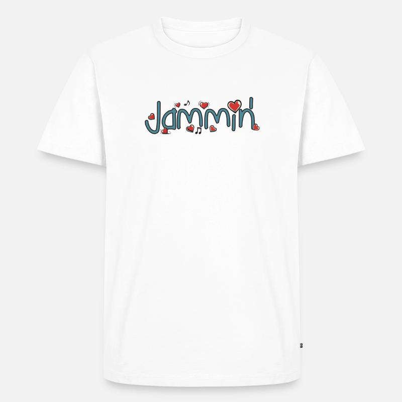 Jammin' - T-shirt Premium bio Homme - blanc