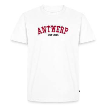 Anvers Est. 2005 - T-shirt Premium bio Homme - blanc - Devant - Nico (187cm)