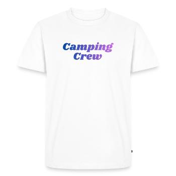 Équipe de camping - T-shirt Premium bio Homme - blanc - Devant - Nico (187cm)