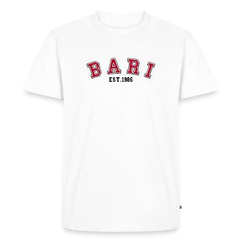 Bari Est 1986 - T-shirt Premium bio Homme - blanc - Devant - Nico (187cm)