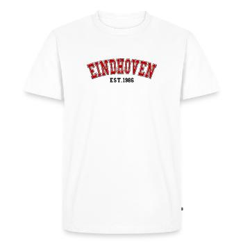 Eindhoven fondée en 1986 - T-shirt Premium bio Homme - blanc - Devant - Nico (187cm)