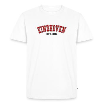 Eindhoven fondée en 2006 - T-shirt Premium bio Homme - blanc - Devant - Nico (187cm)