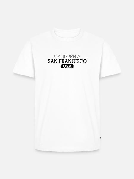 Amerika Kalifornien San Francisco - Männer Premium Bio T-Shirt - Weiß
