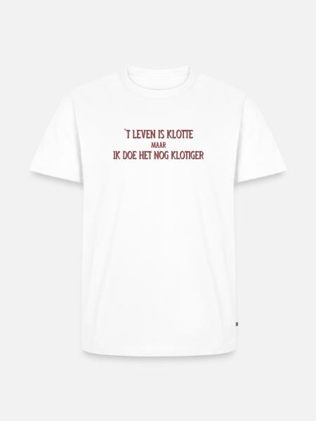 Antwerpse_Dialect_t-Hemd - Männer Premium Bio T-Shirt - Weiß