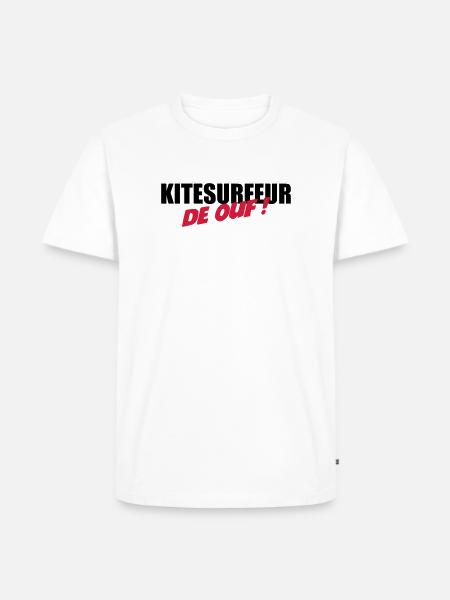 Kiteboarding / Kitesurfing / Kitesurf / - T-shirt Premium bio Homme - blanc