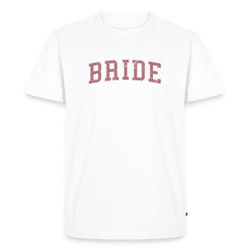 Fiançailles de mariage assorties à la mariée Mariage - T-shirt Premium bio Homme - blanc - Devant - Nico (187cm)