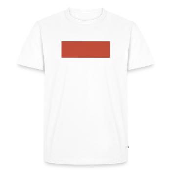 Motif abstrait de tons de terre - T-shirt Premium bio Homme - blanc - Devant - Nico (187cm)