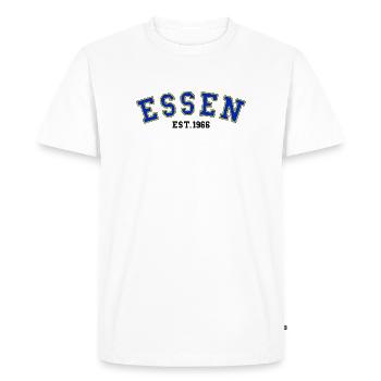 Essen Fondée en 1966 - T-shirt Premium bio Homme - blanc - Devant - Nico (187cm)