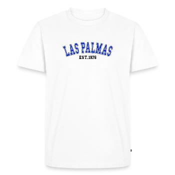 Las Palmas Fondé en 1976 - T-shirt Premium bio Homme - blanc - Devant - Nico (187cm)