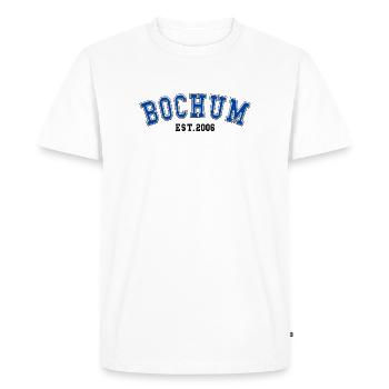 Bochum Fondé en 2006 - T-shirt Premium bio Homme - blanc - Devant - Nico (187cm)