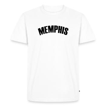 Maillot de Memphis - T-shirt Premium bio Homme - blanc - Devant - Nico (187cm)