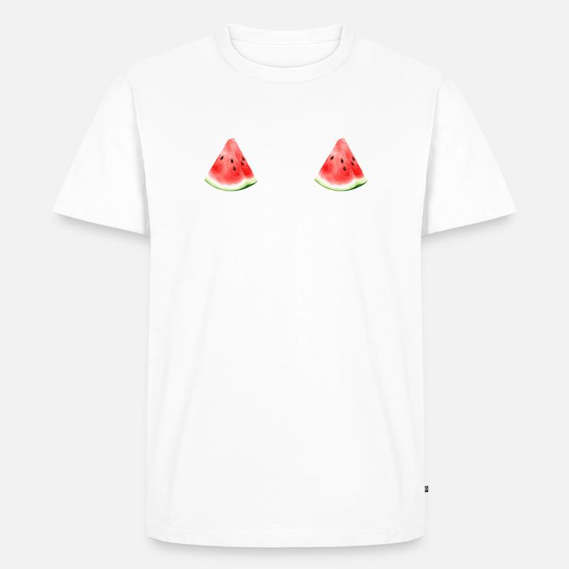 Pastèque pastèque  - T-shirt Premium bio Homme - blanc