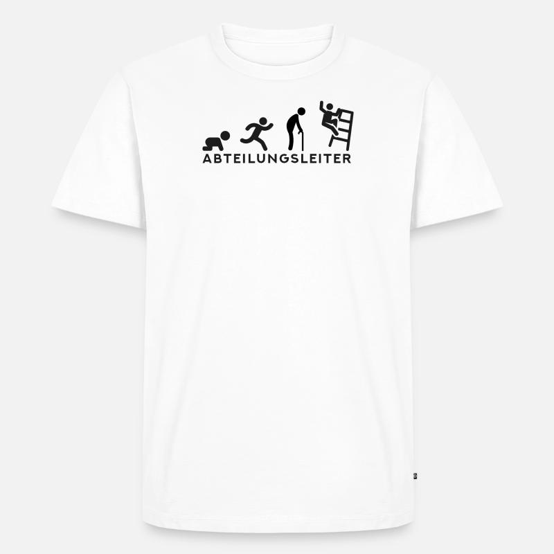 Abteilungsleiter - Männer Premium Bio T-Shirt - Weiß