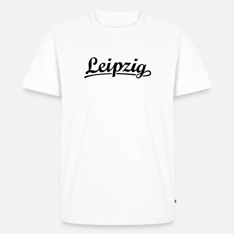 Leipzig Classic - Männer Premium Bio T-Shirt - Weiß