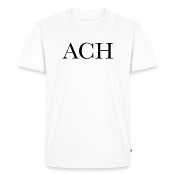 Oh - Men's Premium Organic T-Shirt - white - Front - Nico (187cm)