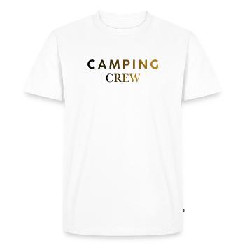Équipe de camping - T-shirt Premium bio Homme - blanc - Devant - Nico (187cm)