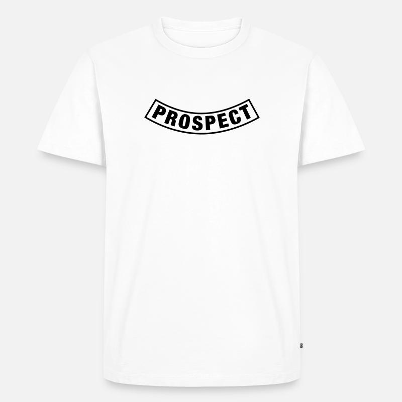 Prospect Batch - Men's Premium Organic T-Shirt - white