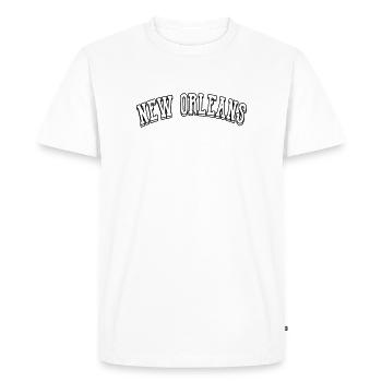 Chemise de la Nouvelle-Orléans - T-shirt Premium bio Homme - blanc - Devant - Nico (187cm)