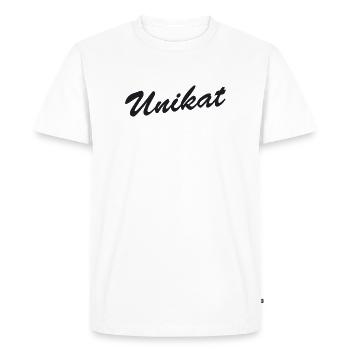 Unique en son genre - T-shirt Premium bio Homme - blanc - Devant - Nico (187cm)