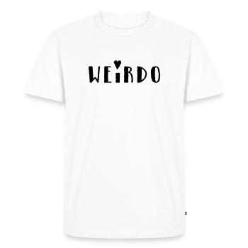 Hurluberlu - T-shirt Premium bio Homme - blanc - Devant - Nico (187cm)