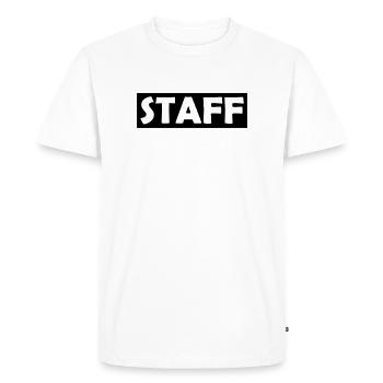 Personnel - T-shirt Premium bio Homme - blanc - Devant - Nico (187cm)