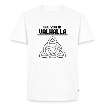 Valhalla - T-shirt Premium bio Homme - blanc - Devant - Nico (187cm)