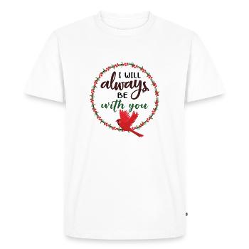 I will always with you Cardinal - Men's Premium Organic T-Shirt - white - Front - Nico (187cm)