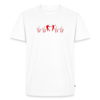 Musique Swing Swing - T-shirt Premium bio Homme - blanc - Devant - Nico (187cm)