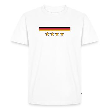 Deutschland - T-shirt Premium bio Homme - blanc - Devant - Nico (187cm)