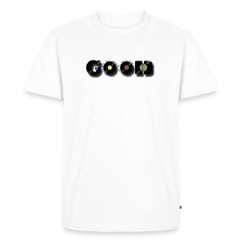 GOOD - Men's Premium Organic T-Shirt - white - Front - Nico (187cm)