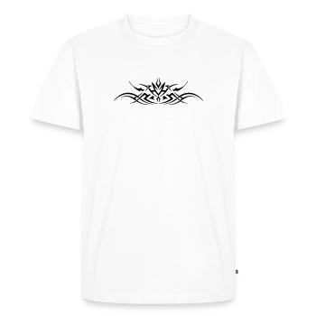 Tribal 3 par Helfspawn - T-shirt Premium bio Homme - blanc - Devant - Nico (187cm)