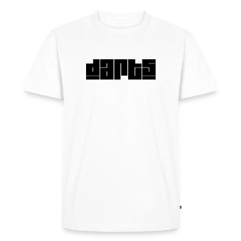 Fléchettes, fléchettes - T-shirt Premium bio Homme - blanc - Devant - Nico (187cm)