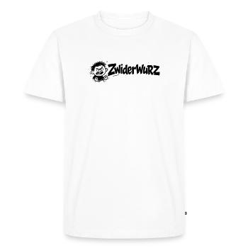 Zwiderwurz - Men's Premium Organic T-Shirt - white - Front - Nico (187cm)