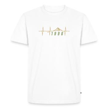 Retro Pixel 30 Year Old Thirties Gift Party 1996 - Men's Premium Organic T-Shirt - white - Front - Nico (187cm)