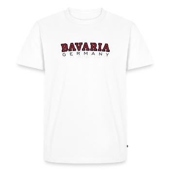 Bavaria Germany - Men's Premium Organic T-Shirt - white - Front - Nico (187cm)