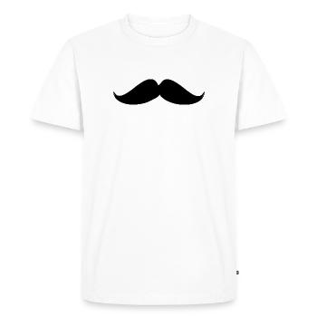 HUMOUR. CITATION. MESSAGE. RETRAITE. ANNIVERSAIRE. - T-shirt Premium bio Homme - blanc - Devant - Nico (187cm)